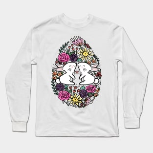 Spring Bunny Easter Egg Long Sleeve T-Shirt